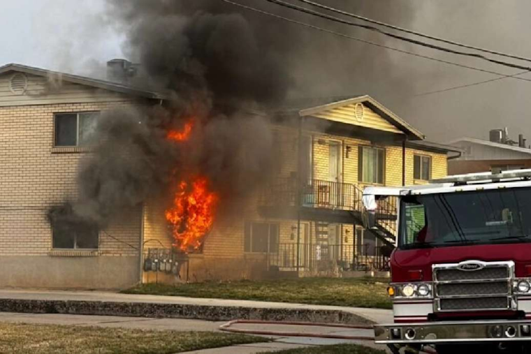South Jordan Residence Suffers Severe Damage in Sunday Blaze, Layton Apartment Hit by Fire Suspected from Cigarette Ashes