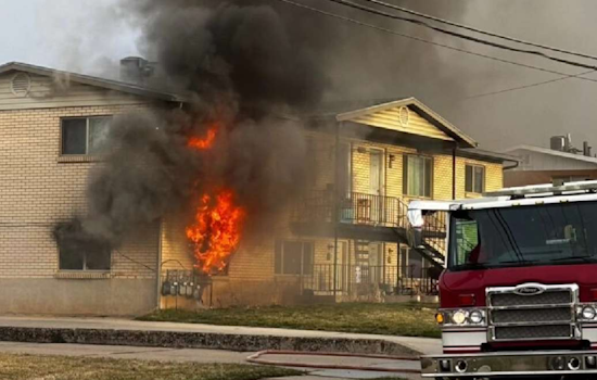 South Jordan Residence Suffers Severe Damage in Sunday Blaze, Layton Apartment Hit by Fire Suspected from Cigarette Ashes