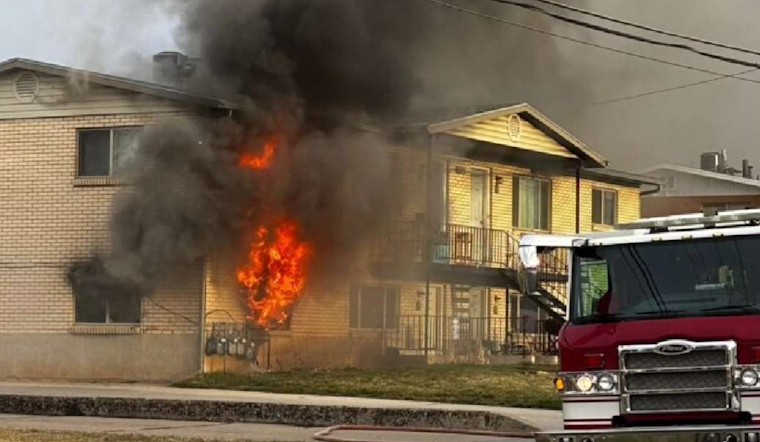 South Jordan Residence Suffers Severe Damage in Sunday Blaze, Layton Apartment Hit by Fire Suspected from Cigarette Ashes