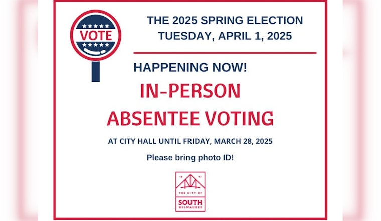 South Milwaukee Encourages Absentee Voting: How to Cast Your Ballot if You Can't Make It on Election Day