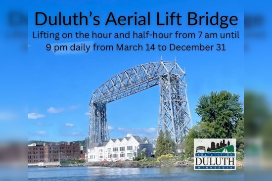Spring Signals Return of Regular Lift Schedule for Duluth's Aerial Lift Bridge