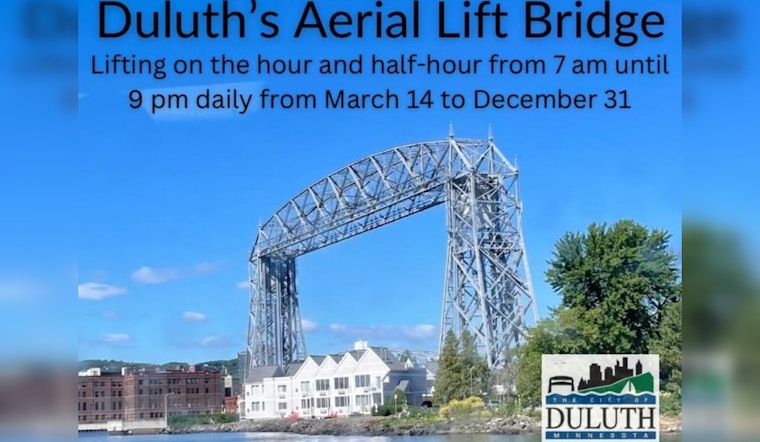 Spring Signals Return of Regular Lift Schedule for Duluth's Aerial Lift Bridge