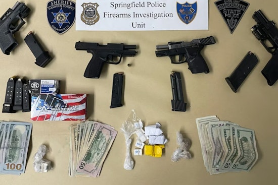Springfield Authorities Seize Illegal Firearms and Drugs, Arrest Eight Including Suspect with Prior Charges