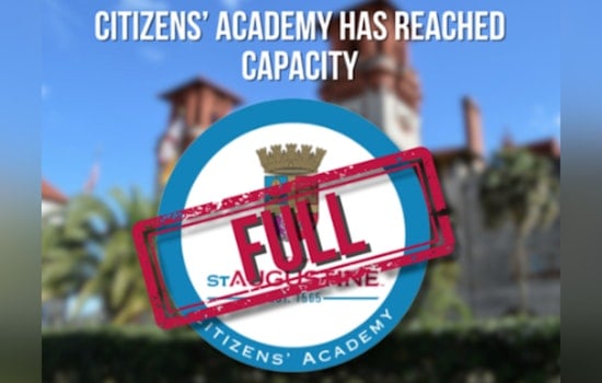 St. Augustine Citizen's Academy Program Reaches Full Enrollment Quickly After Launch