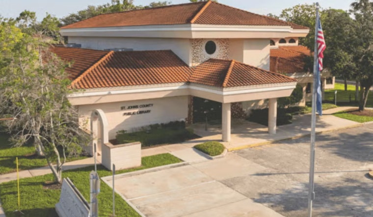 St. Augustine's St. Johns County Main Branch Library Set to Reopen March 24 Following Roof Replacement