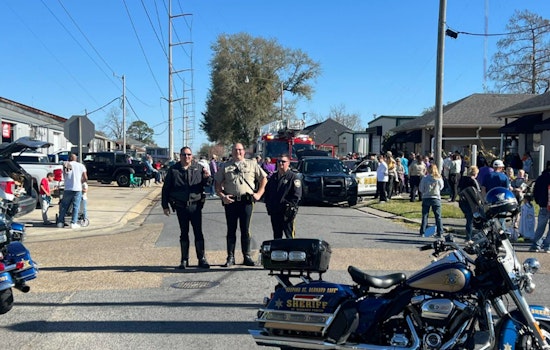 St. Bernard Sheriff Deputies Ensure Safe Mardi Gras Celebrations for Local School Parades