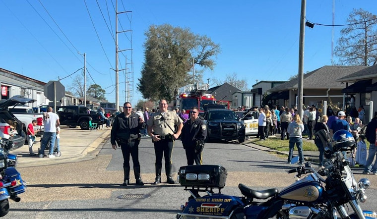 St. Bernard Sheriff Deputies Ensure Safe Mardi Gras Celebrations for Local School Parades