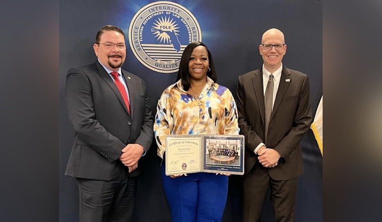 St. Johns County Sheriff's Office Analyst Achieves Milestone at Florida Law Enforcement Academy