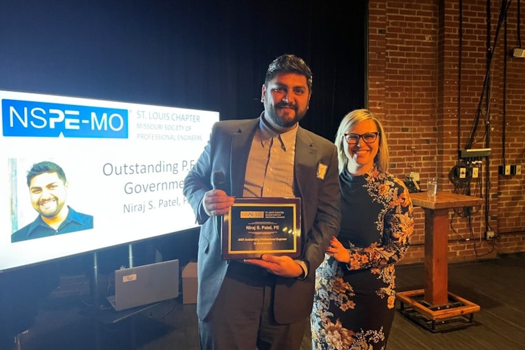 St. Louis Director of Public Utilities Honored with the 2025 Outstanding Professional Engineer in Government Award