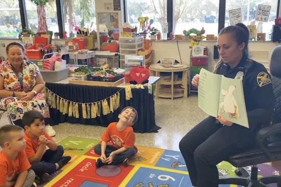 St. Petersburg Officers Foster Literacy and Community Ties with Officer Friendly Book Club Initiative