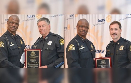 St. Petersburg's Finest Honored with Rotary Club Awards for Exceptional Community Service
