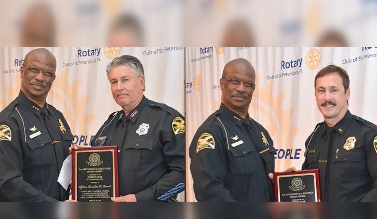 St. Petersburg's Finest Honored with Rotary Club Awards for Exceptional Community Service