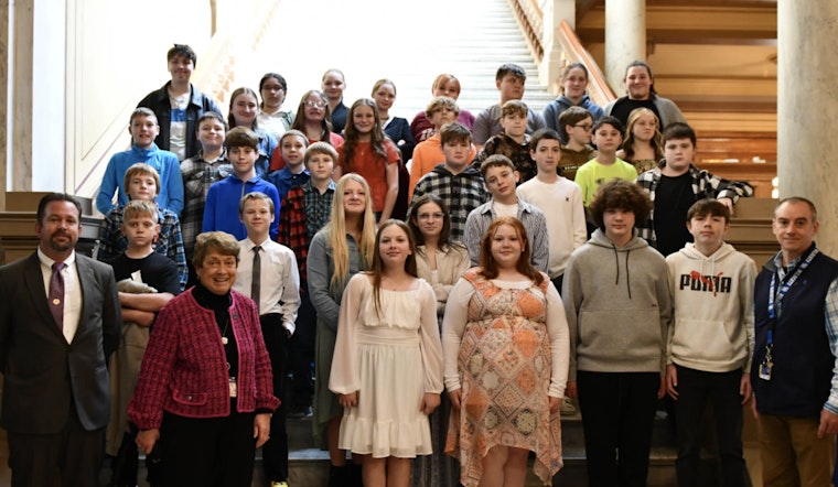 State Sen. Jean Leising Engages Young Minds with Visit to Everton Elementary Students at Statehouse