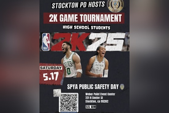 Stockton Police Host Inaugural Video Game Tournament Featuring Chief in NBA 2K25 Showdown for a PS5 Prize