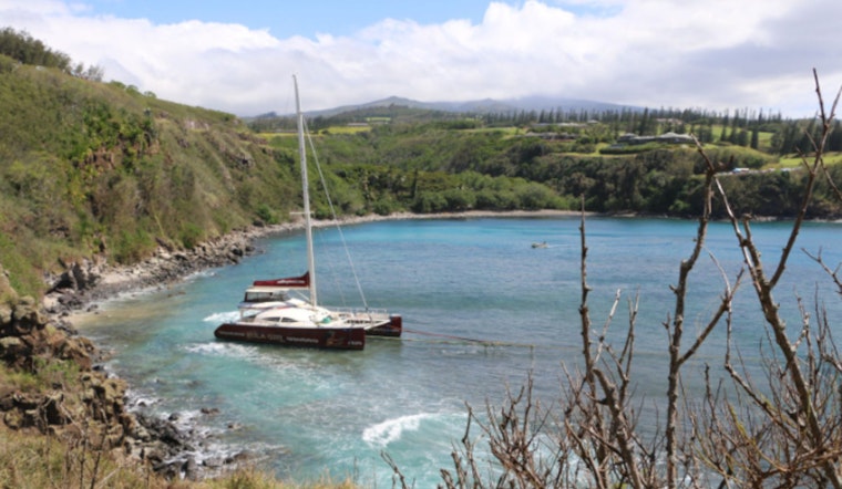 Stranded 'Hula Girl' Catamaran Successfully Removed from Honolua Bay After Extended Salvage Effort