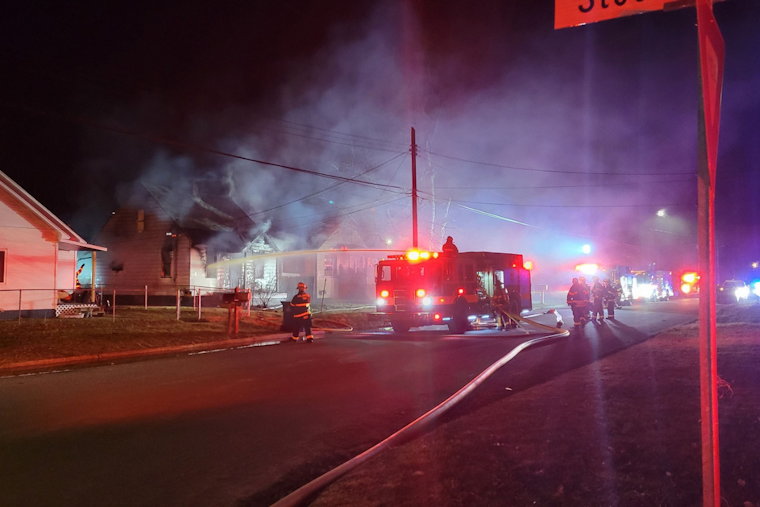 Suspected Arson: Vacant House Engulfed in Flames on Shakespeare Ave in Kalamazoo Township