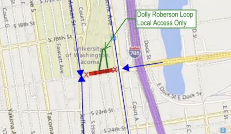 Tacoma's South 21st Street Set for 6-8 Week Closure Amid Prairie Line Trail Project Upgrades