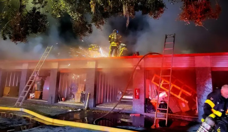 Tampa Firefighters Battle Nine-Hour Blaze at CubeSmart Storage Facility, One Injured