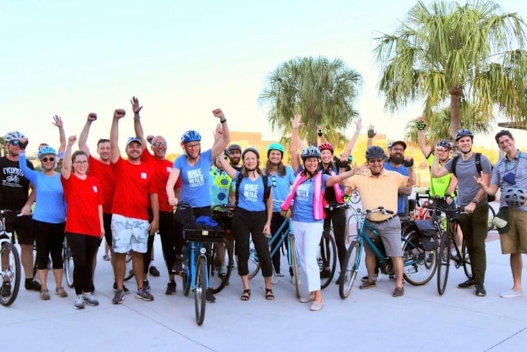 Tampa Mayor Jane Castor and Councilwoman Lynn Hurtak Pedal Toward