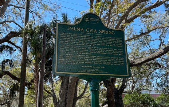 Tampa's Palma Ceia Spring Celebrated With Historical Marker Reflecting Its Rich Legacy Near Downtown