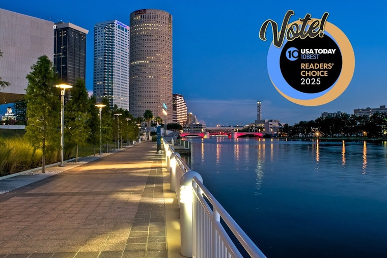 Tampa's Riverwalk Vies for Top Honors in USA Today’s 10Best Reader’s Choice Travel Awards