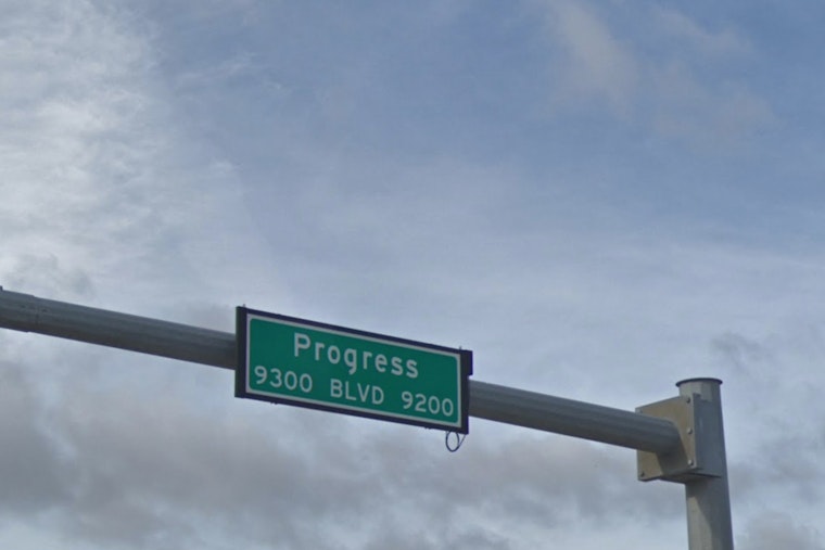 Temporary Closure of Eastbound Progress Boulevard in Progress Village for Utility Work Starting April 2