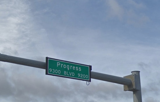 Temporary Closure of Eastbound Progress Boulevard in Progress Village for Utility Work Starting April 2