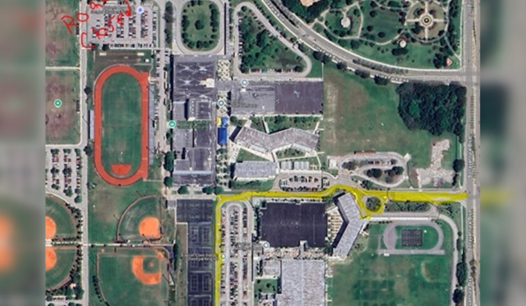 Temporary Closure of Vista Park Main Gate for Drainage Project Detour Available via Falcon Cove Middle School