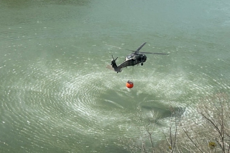 Tennessee National Guard Deploys Blackhawks to Battle Chattanooga Wildfires