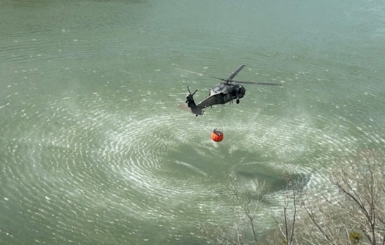 Tennessee National Guard Deploys Blackhawks to Battle Chattanooga Wildfires