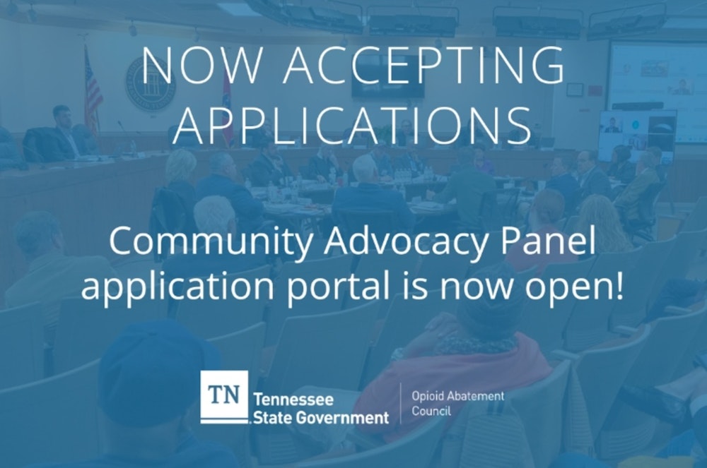 Tennessee’s Opioid Abatement Council Seeks Public Insight, Invites Applications for Community Advocacy Panel