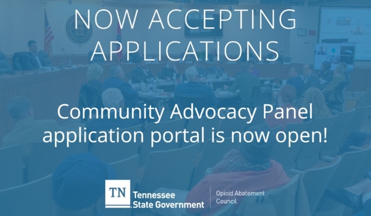 Tennessee’s Opioid Abatement Council Seeks Public Insight, Invites Applications for Community Advocacy Panel