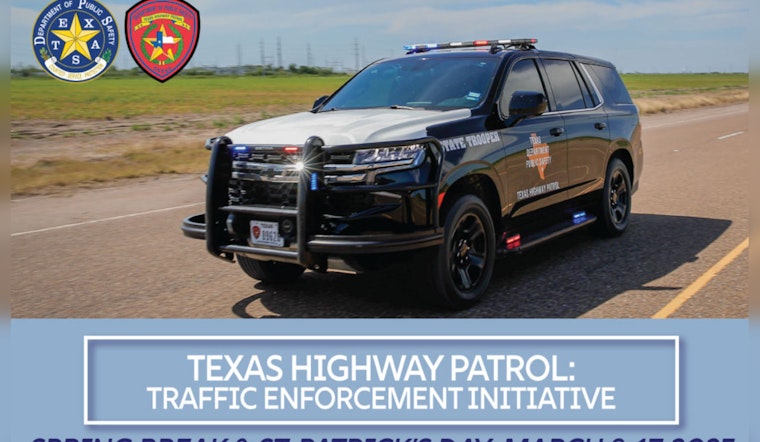 Texas DPS Increases Enforcement for Spring Break and St. Patrick's Day Traffic Safety