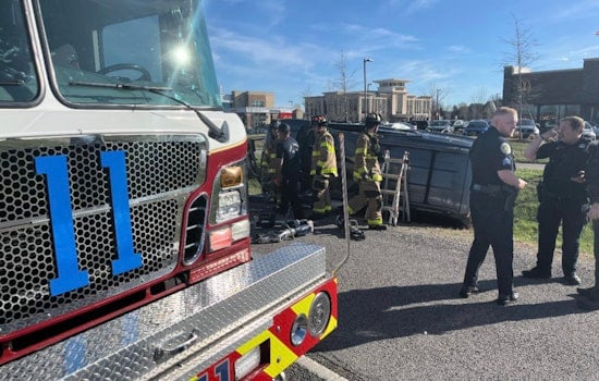 Three Injured in Rollover Accident on Veterans Parkway in Murfreesboro, Emergency Crews Respond