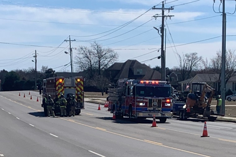 Traffic Chaos in Murfreesboro as Crews Tackle Gas Line Rupture on DeJarnette Lane