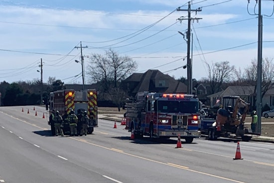 Traffic Chaos in Murfreesboro as Crews Tackle Gas Line Rupture on DeJarnette Lane