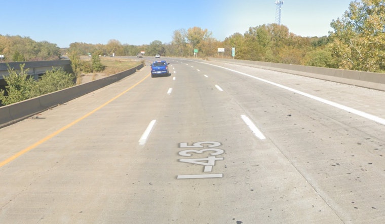 Travel Advisory, Lane Closures on I-435 from Parvin Road to 48th Street Due to MoDOT Construction Work