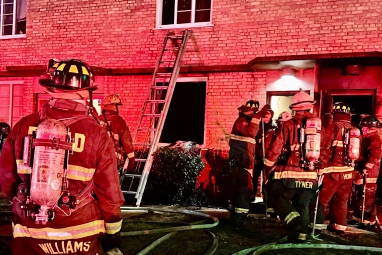 Two Hospitalized Following Apartment Fire in Northeast Washington, D.C.