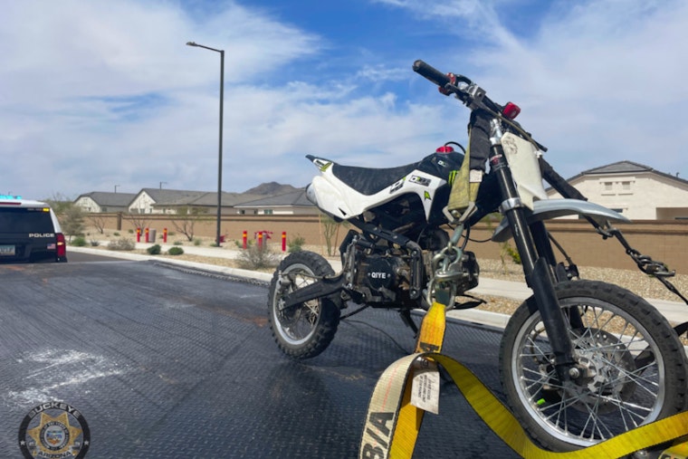Underage Dirt Bike Rider Caught Zooming Through Buckeye School Zone, Cited for Multiple Violations