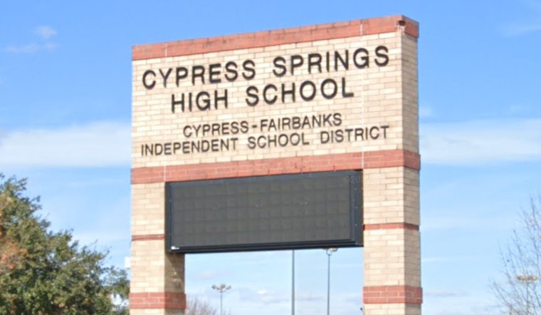 UPDATE: Cypress Springs High School Student Stabbed in Restroom Altercation, Suspect Apprehended