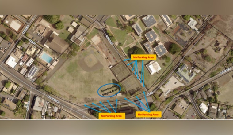 Waimea Cook Field Set for $3.2 Million Revamp; Tennis Courts Closure Announced from March to January 2026