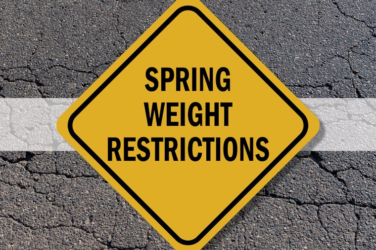 Washington County Announces Seasonal Weight Restrictions for Local Roads