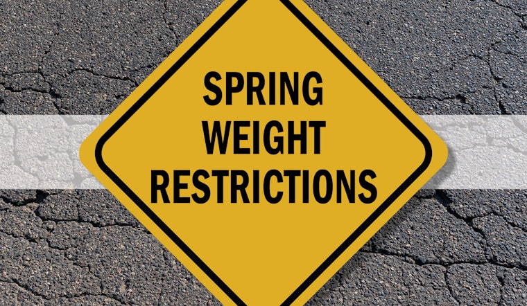 Washington County Announces Seasonal Weight Restrictions for Local Roads