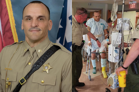 Washington County Sheriff's Office Honors Major Tion Augustine's Brave Survival and Ongoing Service on Shooting Incident Anniversary