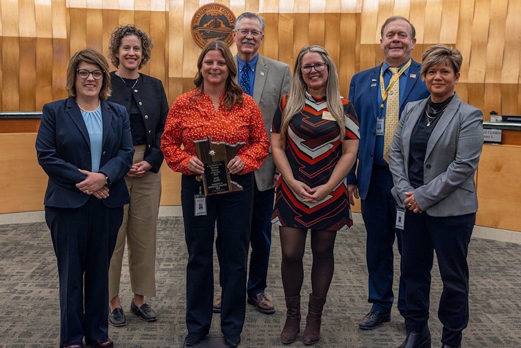 Washington County Unveils New Trailhead at Pine Point Park, Honors Procurement Manager, and Plans Infrastructure Upgrades