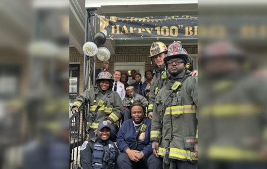 Washington D.C. Celebrates Local Centenarian with Police-Led Birthday Parade on Girard Street