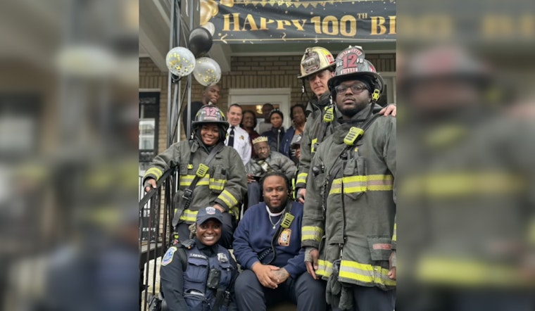 Washington D.C. Celebrates Local Centenarian with Police-Led Birthday Parade on Girard Street