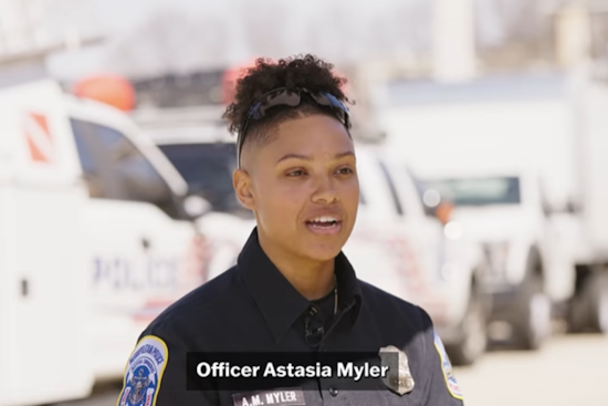 VIDEO: Washington MPD Showcases Officer Myler as Role Model for Women in Law Enforcement