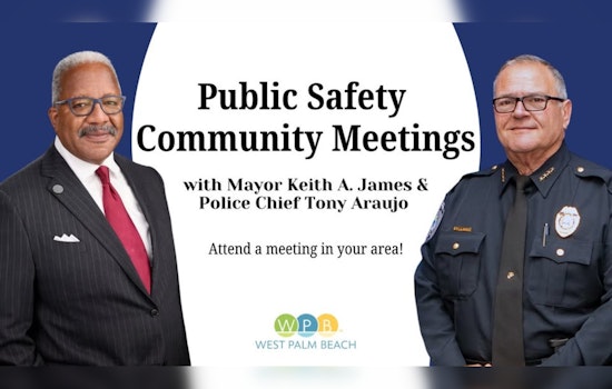 West Palm Beach Invites Residents to Town Halls with Mayor and New Police Chief for Open Dialogue on Public Safety