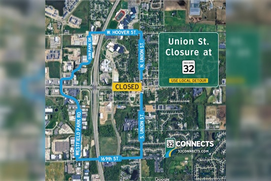 Westfield's State Road 32 Revamp Begins as Major Commute Disruptions Expected Starting April